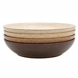 Pasta Plate Denby Studio Craft Mixed 22 cm (Set of 4) | Cookwarestore